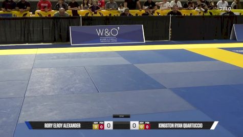 Kingston Ryan Quartuccio vs Rory Elroy Alexander 2025 Pan Kids Jiu-Jitsu IBJJF Championship