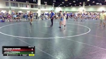 113 lbs Placement Matches (16 Team) - Jamon Stromwall, FCA Empowered Blue vs Benjamin Scheiner, Diamond Fish