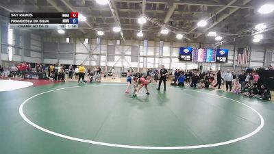 50 kg Champ. Rd Of 32 - Sky Ramos, Monster Garage vs Francesca Da Silva, NJ Scorpions Wrestling School - LLC