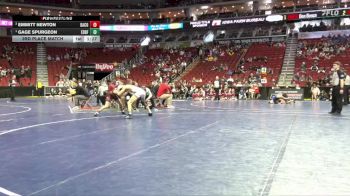 2A-126 lbs 3rd Place Match - Gage Spurgeon, Eddyville-Blakesburg-Fremont vs Emmitt Newton, Davis County