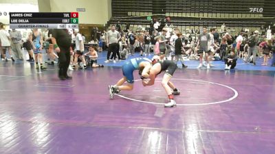 97 lbs Quarterfinal - James Chiz, Taylor Hammers - MSC vs Lee Delia, Estebuilt WC - MSC