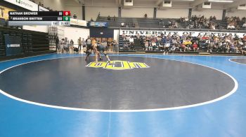 184 lbs Champ. Round 1 - Nathan Brower, Drury vs Branson Britten, Central Oklahoma
