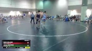 152 lbs Round 2 (16 Team) - Noah Bourke, STL Black vs Levi Collins, Dream Team