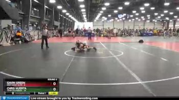105 lbs Round 3 (6 Team) - Chris Huerta, Team California vs Gavin Green, East Coast Elite