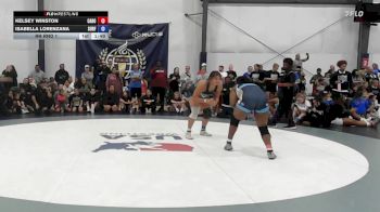 105 lbs Rr Rnd 1 - Kelsey Winston, Carolina Gold vs Isabella Lorenzana, Surfside Girls - W