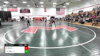 184 lbs Cons. Round 4 - Kyle Saez, Indianapolis vs Aj Carter, Unattached