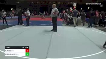 53 lbs Final - Ryan Hare, Stout Wr Ac vs Dragon Martinez III, Lockjaw WC