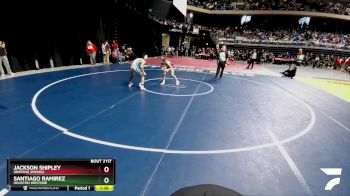6A 106 lbs Quarterfinal - Santiago Ramirez, Houston Westside vs Jackson Shipley, Dripping Springs