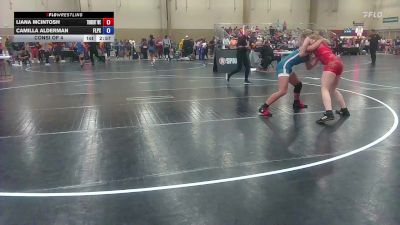 120 lbs Consi Of 4 - Liana McIntosh, Trident Wrestling Club vs Camilla Alderman, Florida Phoenix
