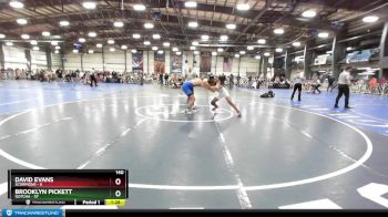 140 lbs Rd# 2 10:30am Friday - Brooklyn Pickett, Gotcha vs David Evans, Scorpions