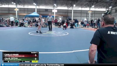 63-66 lbs Round 3 - Camille Fisher, Southern Idaho Wrestling Club vs Chloe Ostoja, Legacy Wrestling Academy