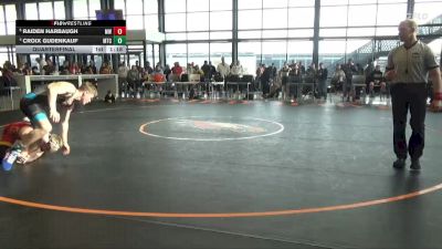 152 lbs Quarterfinal - Raiden Harbaugh, Marion Wolves vs Croix Gudenkauf, McDominate Training Center