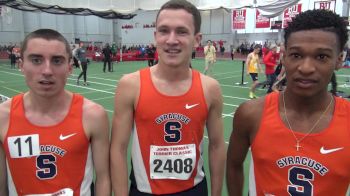 Justyn Knight and the Cuse men put 3 under 4 minutes, DMR in the mix?