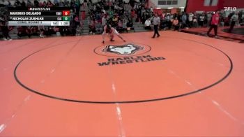 165 lbs Cons. Round 3 - Maximus Delgado, YORKVILLE (HS) vs Nicholas Zuehlke, Crystal Lake (CENTRAL)