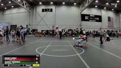 110 lbs Semis (4 Team) - Adam Lopez, PA Alliance vs Danny Fezenko, Iron Horse