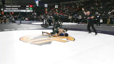 157 lbs Round Of 16 - Roman Arakelyan, Birmingham (LA) vs Bailey Holman, Poway (SD)