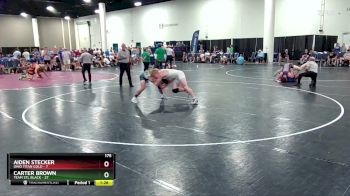 175 lbs Round 6 (8 Team) - Carter Brown, Team STL Black vs Aiden Stecker, Ohio Titan Gold