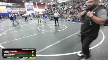 120 lbs Cons. Round 2 - James Fukuchi, Cerritos vs Noah Rubio, Eisenhower