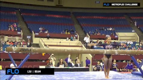 Ashleigh Gnat - Beam, LSU - 2016 Metroplex Challenge