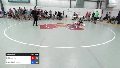 53 kg Semifinal - Kennedy Unrue, Charlie's Angels-Black vs Kylie Gudewitz, MGW Monkey Business