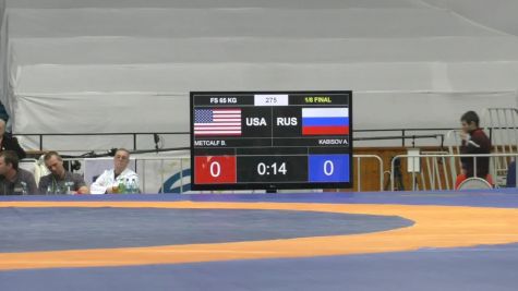 65kg r2, Brent Metcalf, USA vs Kabisov, Russia