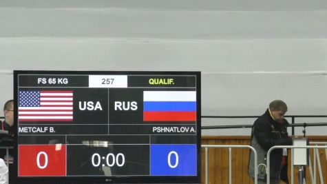65kg r1, Brent Metcalf, USA vs Pshnatlov, Russia