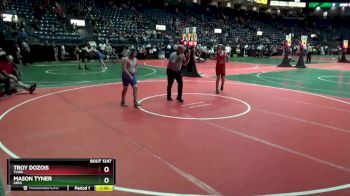 140 lbs Quarterfinal - Mason Tyner, LBSA vs Troy Dozois, TLWA