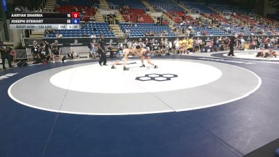 132 lbs Cons. Sub-rd Of 64 - Aaryan Sharma, Virginia vs Joseph Stewart, Ohio