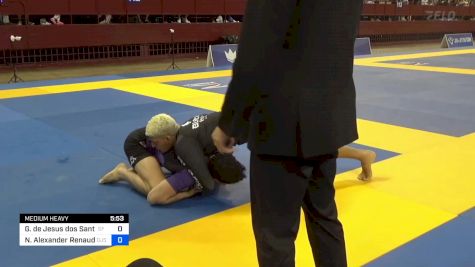 Gabriel De Jesus Dos Santos vs Nicholas Alexander Renaud 2024 Pan IBJJF Jiu-Jitsu No-Gi Championship