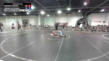 69 lbs Consi Of 8 #2 - Brantley Druffel, Palouse Elite Wrestling vs Hendrix McConnell, The Roc