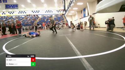 55 lbs Semifinal - Baker Bell, Dark Cloud Wrestling Club vs Kinsey Mabe, Quezada Wrestling Academy