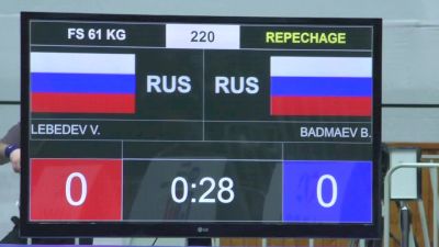 61kg c, Victor Lebedev, Russia vs Badmaev, Russia