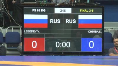 61kg 3rd, Victor Lebedev, Russia vs Chimba, Russia