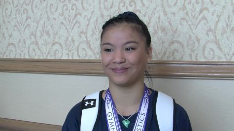 AA Champ Mikayla Magee On Solid Meet & Huge Floor Routine - 2016 Chows Challenge