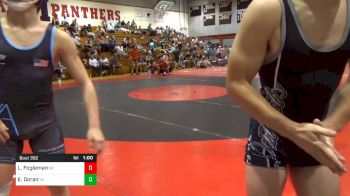 120 lbs Consi Of 8 #2 - Luke Fogleman, Nc vs Eric Doran, Va