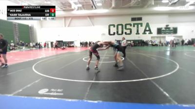 175 lbs Champ. Round 1 - Kash Talauega, Villa Park vs Ace Diaz, Simi Valley