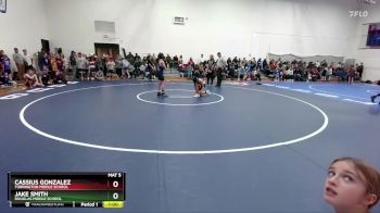 80-82 lbs Round 1 - Cassius Gonzalez, Torrington Middle School vs Jake Smith, Douglas Middle School