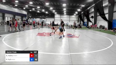 36 kg Quarterfinal - Austyn Holtry, PA West Pink vs Piper Full, Mat Assassins Girls