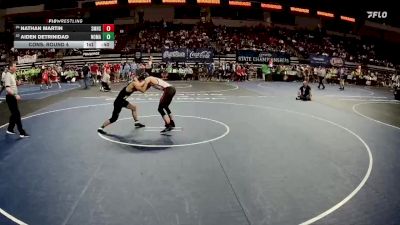 D 2 126 lbs Cons. Round 4 - Nathan Martin, St. Michael The Archangel vs Aiden Detrinidad, New Orleans Military & Maritime