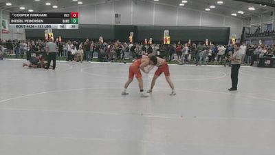 157 lbs Cons. Sub-semis - Cooper Kirkham, Victory vs Diesel Pedersen, Broken Arrow Wrestling Club