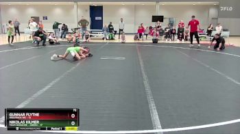 72 lbs Round 1 (6 Team) - Gunnar Flythe, Wolfpack WC vs Nikolas Kilmer, Team Donahoe - Green