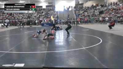 A 138 lbs Champ. Round 1 - Skylar Hedges, Fairview High School vs Jakeyse Rutherford, Liberty Creek High School