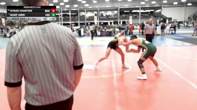 6 - 144 lbs Champ. Round 1 - Basit Amid, Langley vs Aydan Chartier, Western Branch