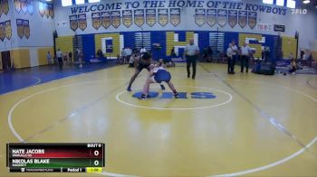 150 Gold Round 1 - Nikolas Blake, Hagerty vs Nate Jacobs, Wakulla Hs