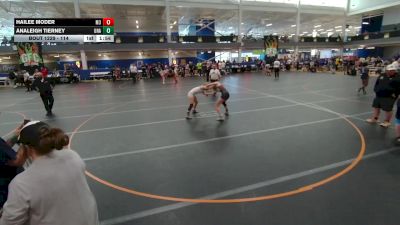 114 lbs 5th Place Match - Hailee Moder, Unattached vs AnaLeigh Tierney, Unattached