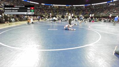 85 lbs Consy 1 - Bradley Barrett, Wilson vs Maddox Miller, Marion Center