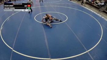 120 lbs Quarterfinals (8 Team) - Colin Lundy, Norfolk vs Leland Sindel, Lincoln East