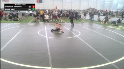 58 lbs Round Of 16 - Gannicus Hancock, Chickens Wrestling Club vs Ethan West, Shootbox WC