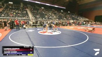 126 lbs 3rd Place Match - Cameron Sisneros, Camel Kids Wrestling vs Tanner Hansen, Green River Grapplers Wrestling