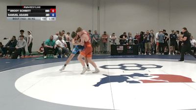 65 kg Cons. Rd Of 32 - Brody Schmitt, MWC Wrestling Academy vs Samuel Adams, Arsenal Wrestling Club